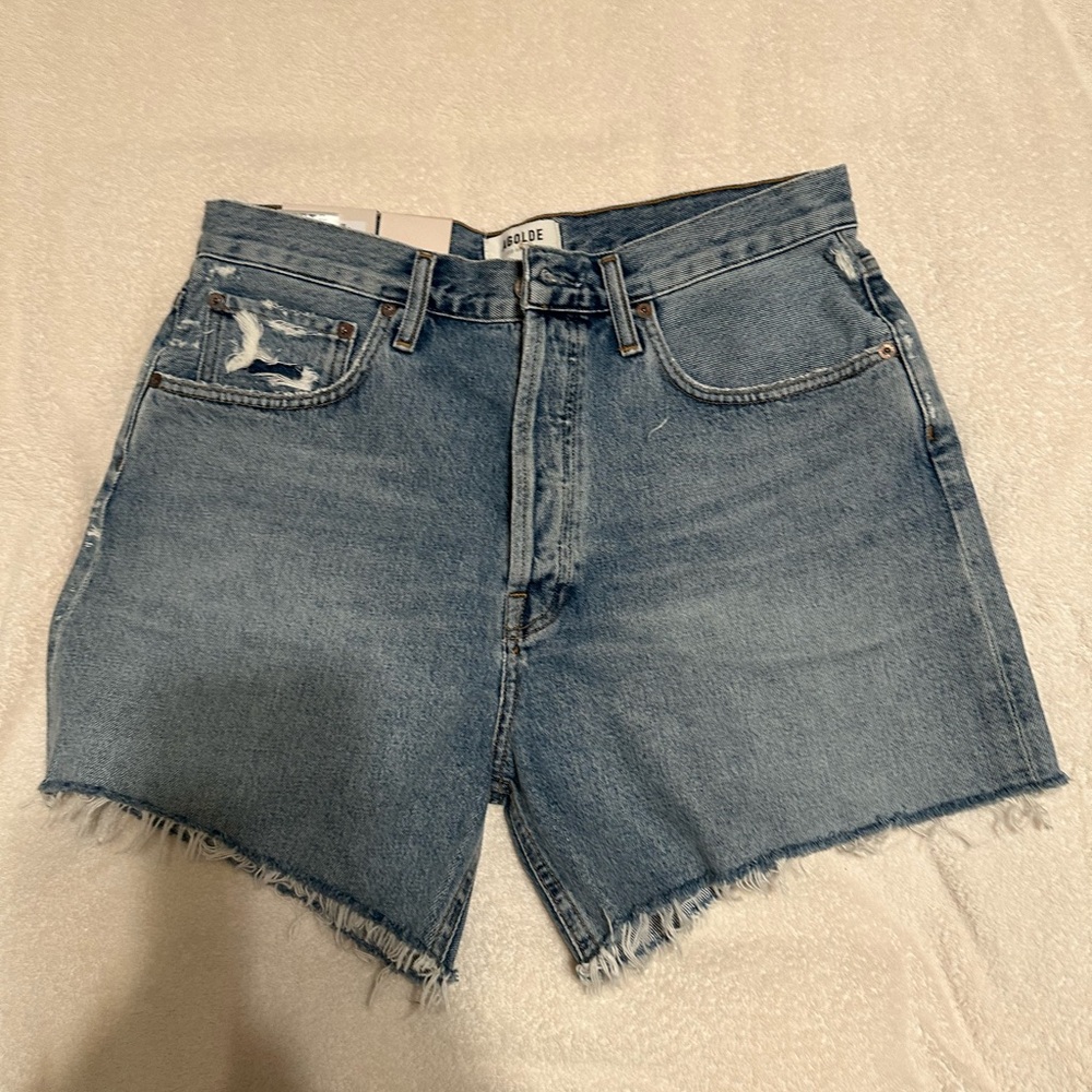 Agolde women’s Riley Denim Cutoff Shorts